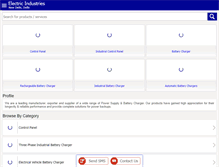 Tablet Screenshot of electricindustries.org